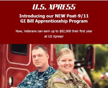 U.S. XPRESS WANTS CLASS A CDL-LICENSED MILITARY VETERANS NOW - TDI